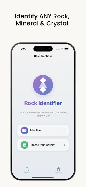 Crystal & Rock identifier AI screenshot 1