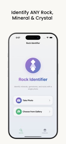 Crystal & Rock identifier AI Screenshot 1 of 3