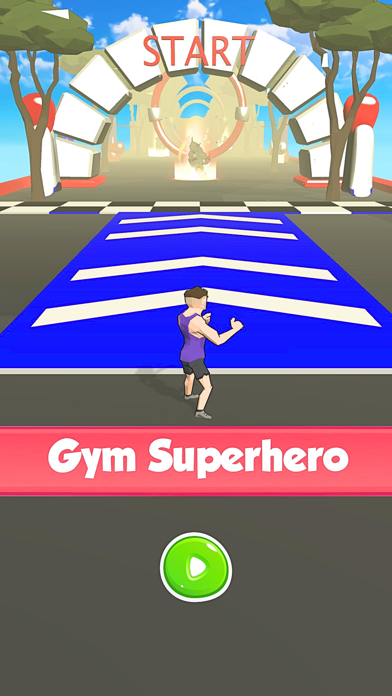 Gym Superhero Fitness Running Screenshot