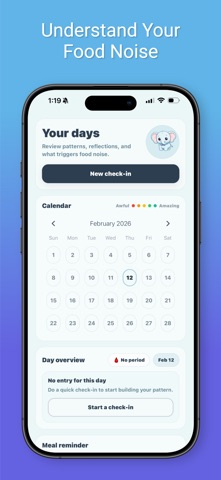 Resilient – Food Noise App screenshot