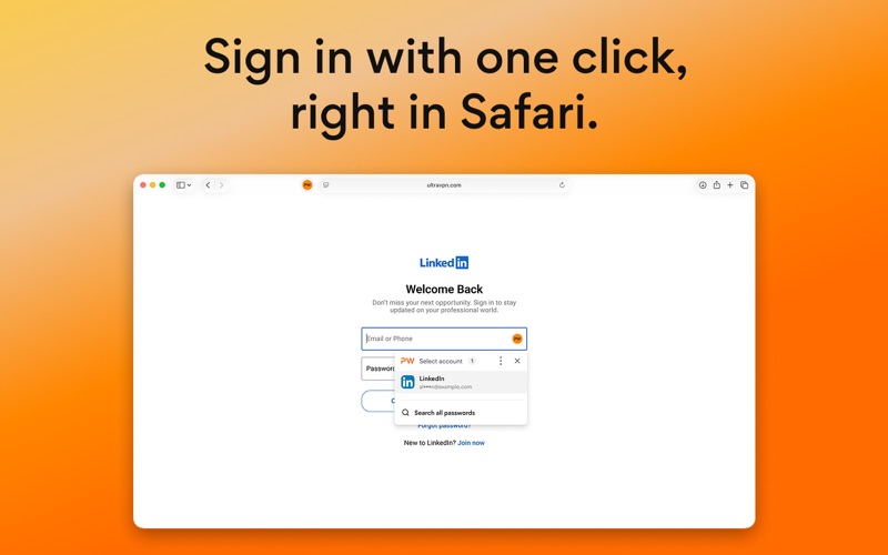 Ultra Passwatch for Safari screenshot