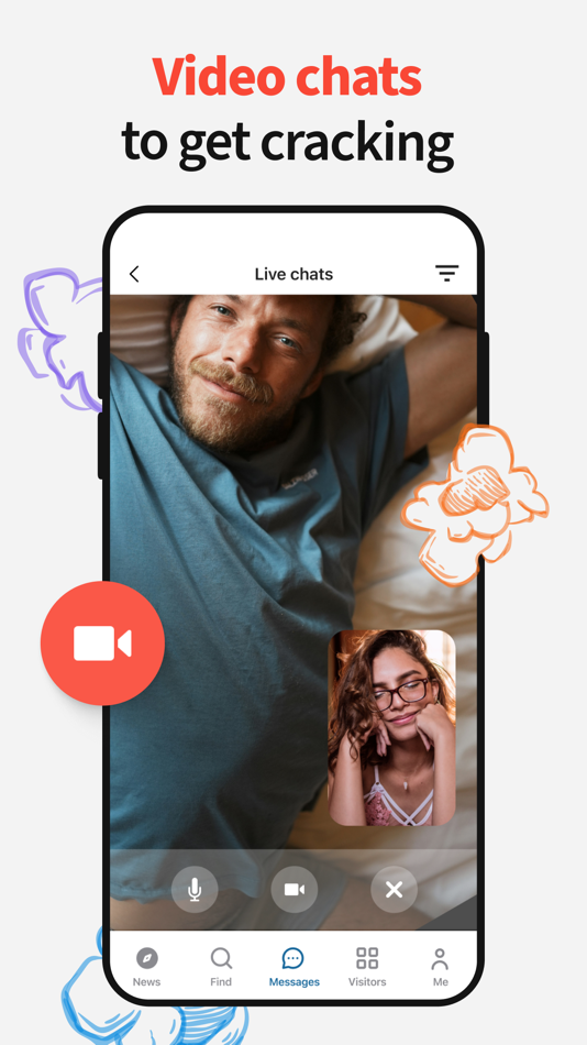 #5. POPCORN: Date, Flirt, Connect (iOS) 由: Ideawise Ltd.