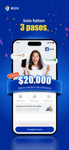 MexFin-Wiseye Prestamos iPhone screenshot 2
