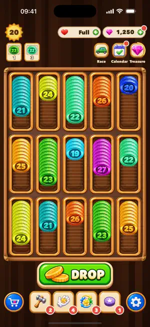 Coin Move: Sort Merge Puzzle screenshot 1