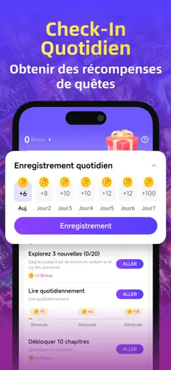 Capture d'écran de Readink – Histoires & Livres sur iPhone 4
