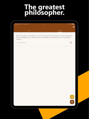 Daily Plato iPad screenshot