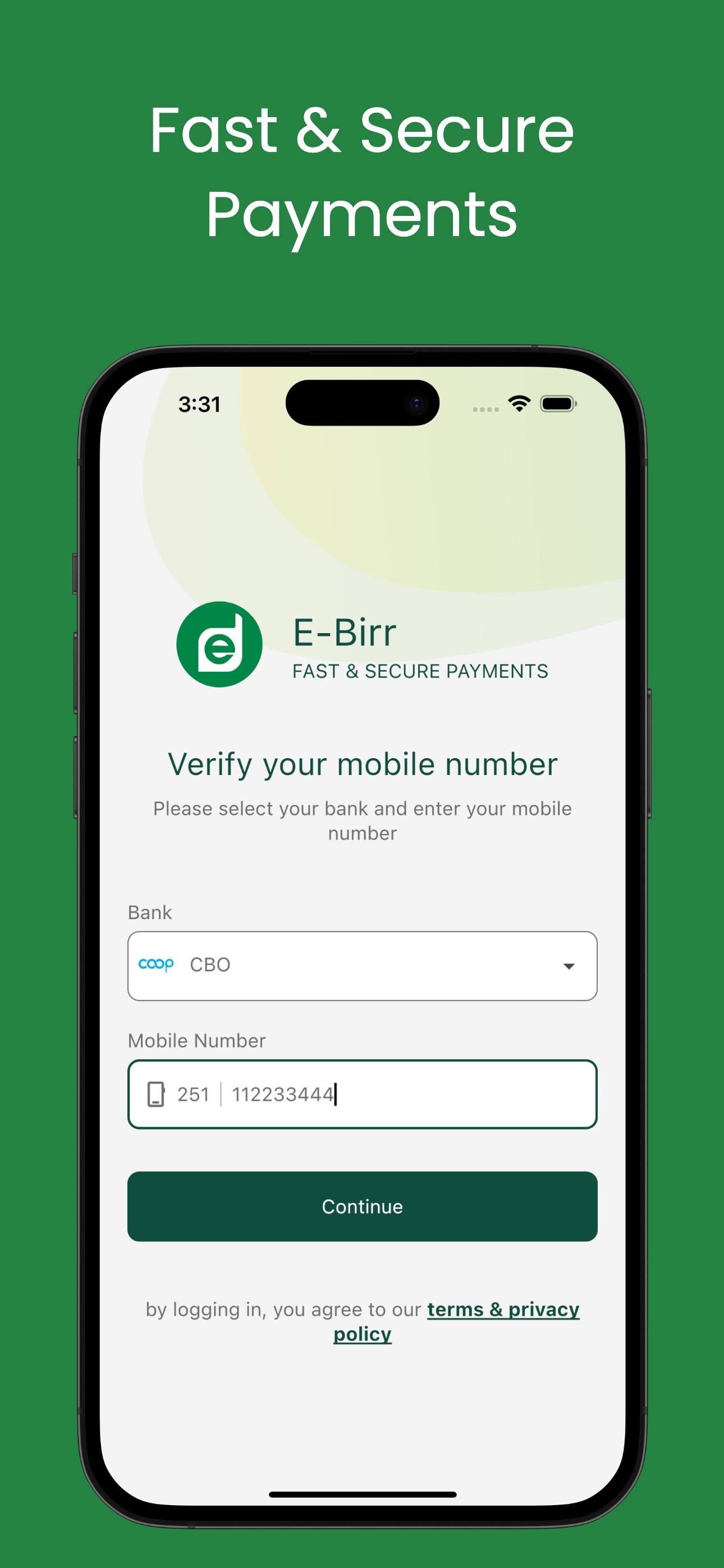 Screenshot 2 of Ebirr Merchant
