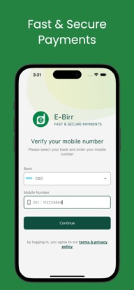 Ebirr Merchant screenshot 2