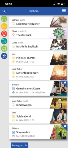 Biebern screenshot