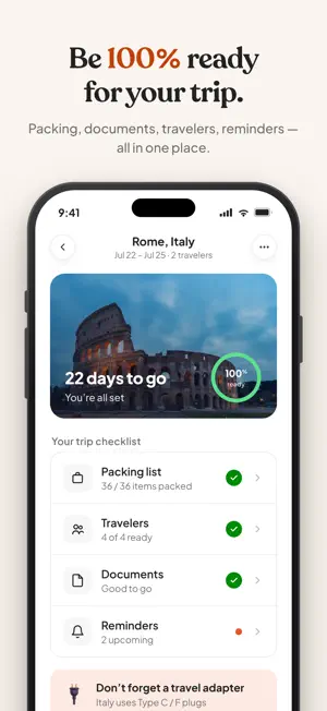 Alba: Travel Packing List screenshot 2