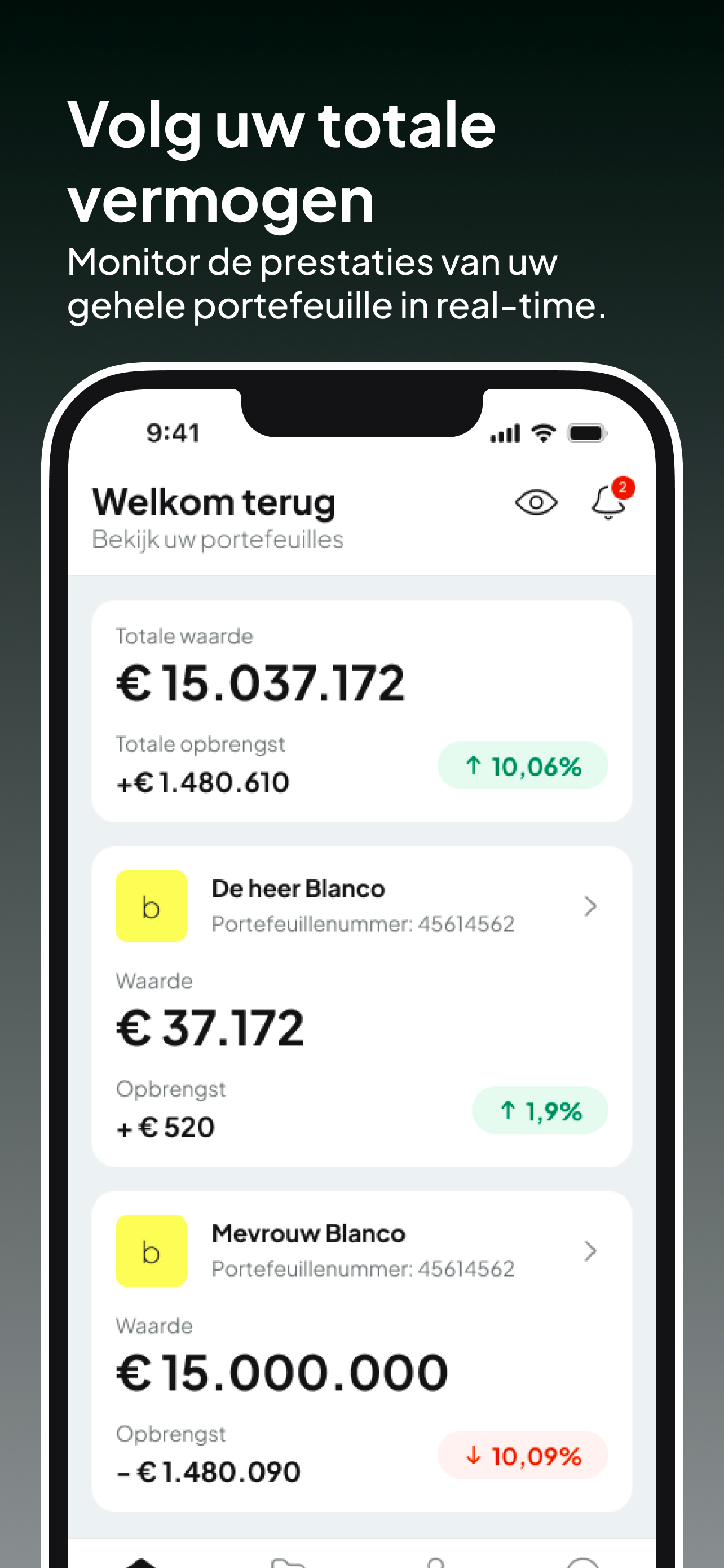 Blanco WealthTech Mobile screenshot 3