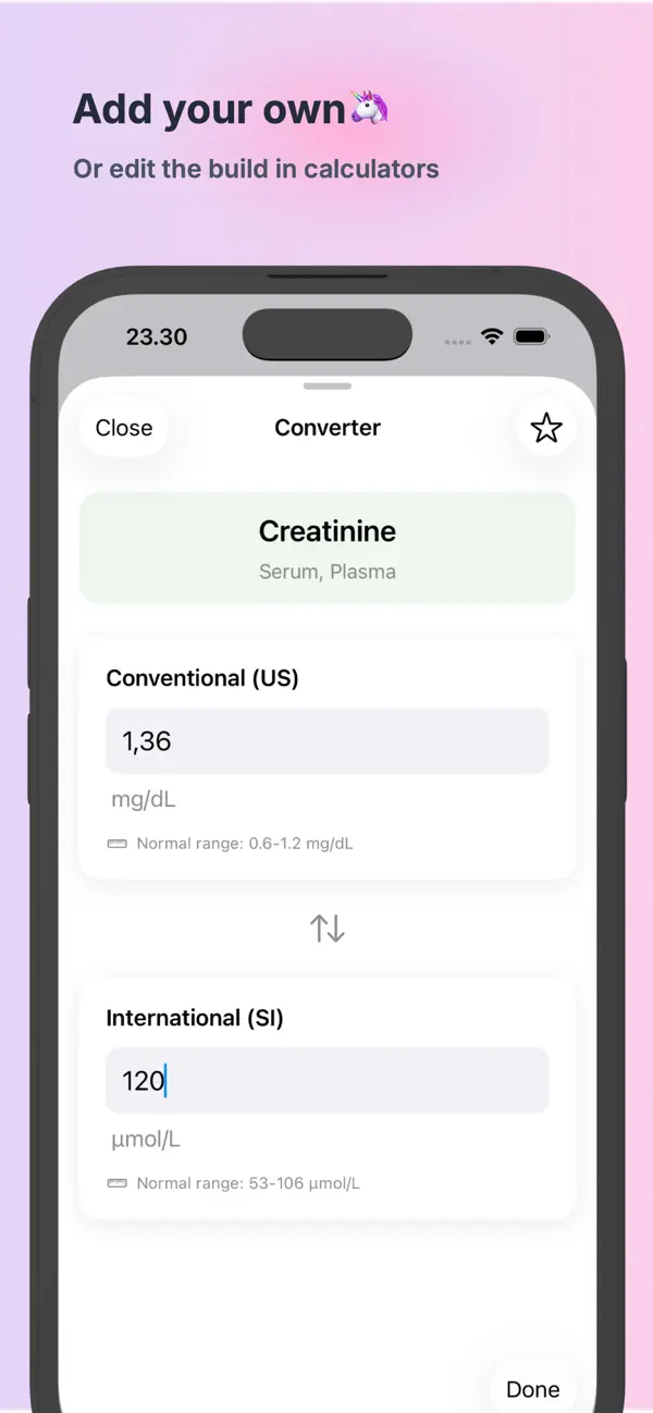 Screenshot #3 pour Lab Alpha Medical Converter