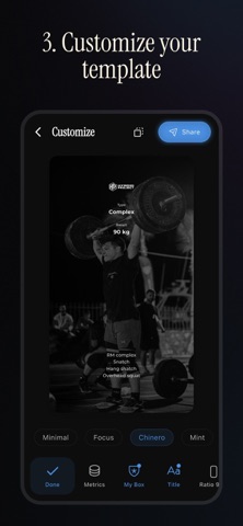 Wodstar - Share you wods screenshot