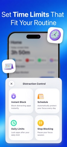 Screen Time Control: Focus iPhone screenshot