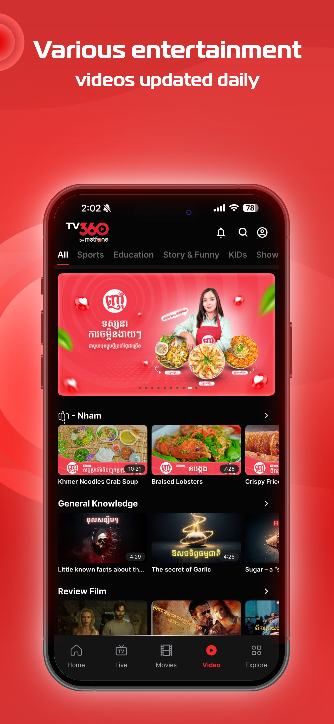 TV360 by Metfone screenshot 4