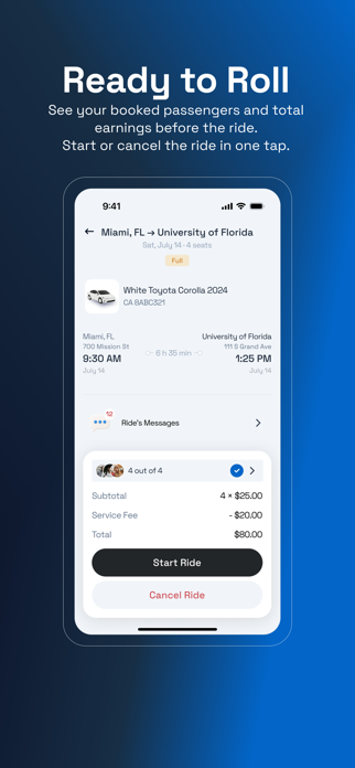 RIDEMATE Carpool Screenshot 6 of 9