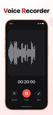 Easy Record - Voice Recorder iPhone screenshot