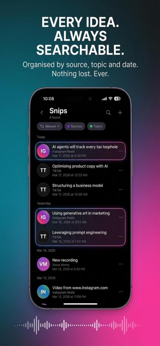 Snipnote: Capture Ideas Screenshot 2 of 4