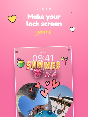 Wallpaper & Widget Maker Linen iPad screenshot