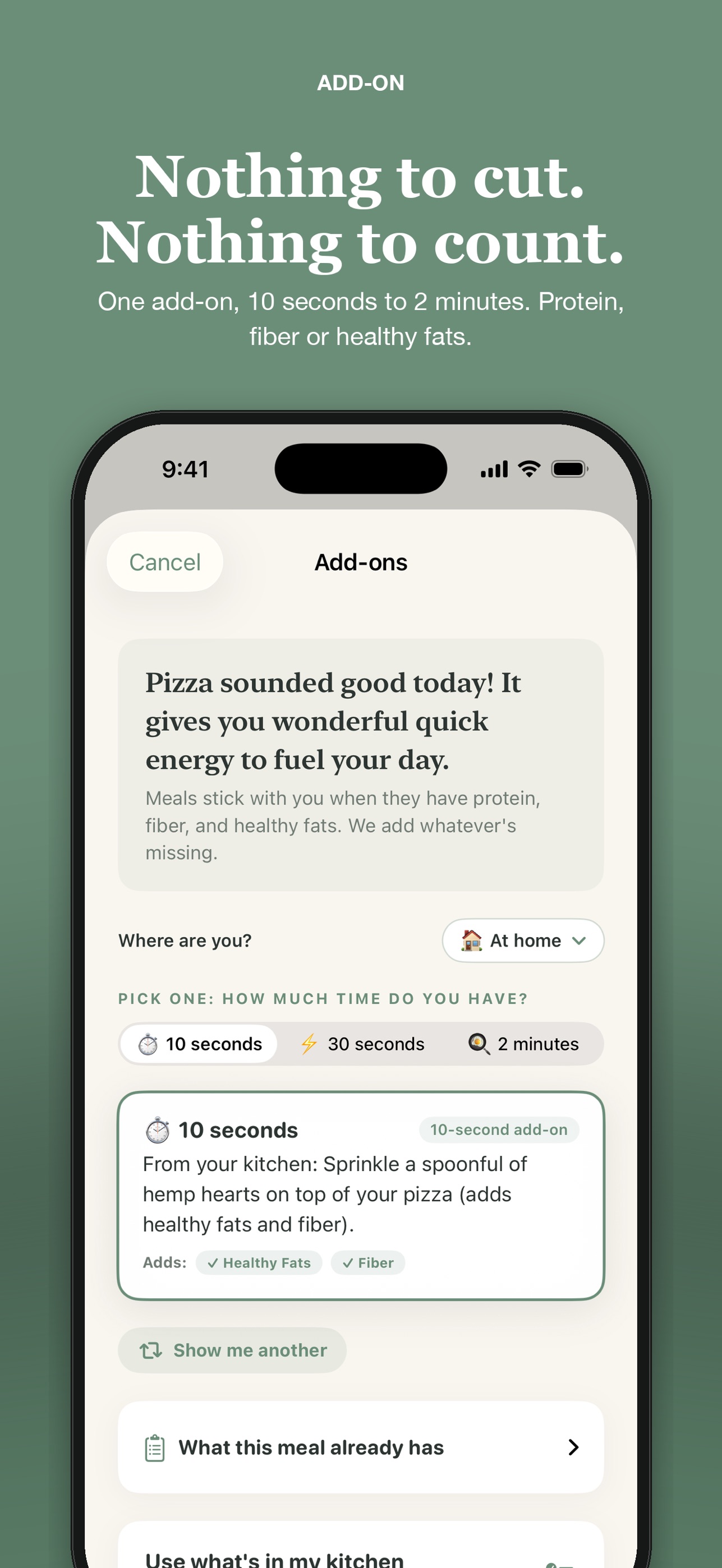 Screenshot 2 of Add-On Satiety Coach