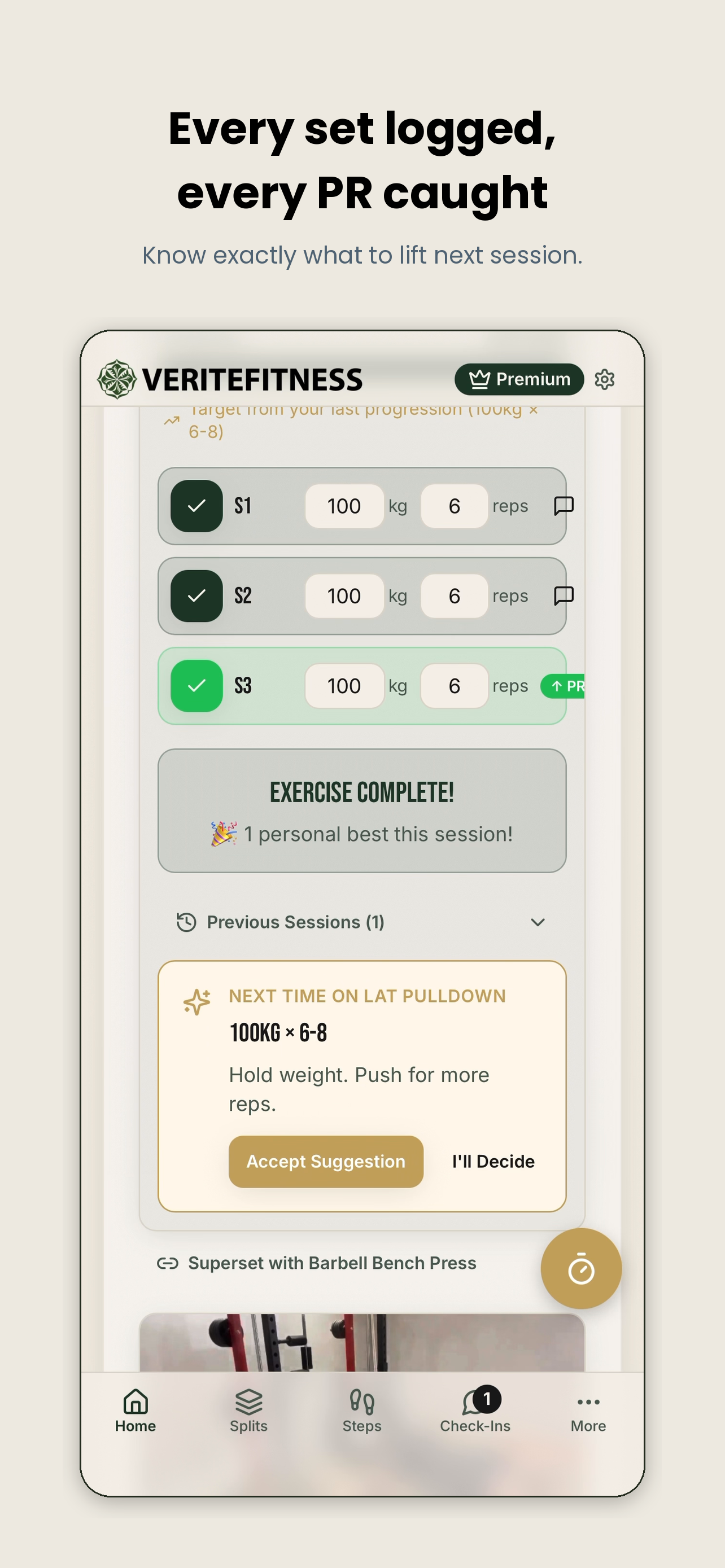 Verite Fitness: AI Coach screenshot 4