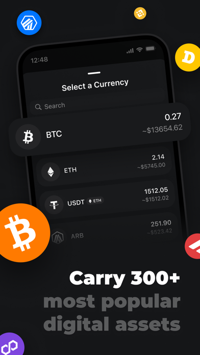 Defexa - Bitcoin Crypto Wallet Screenshot