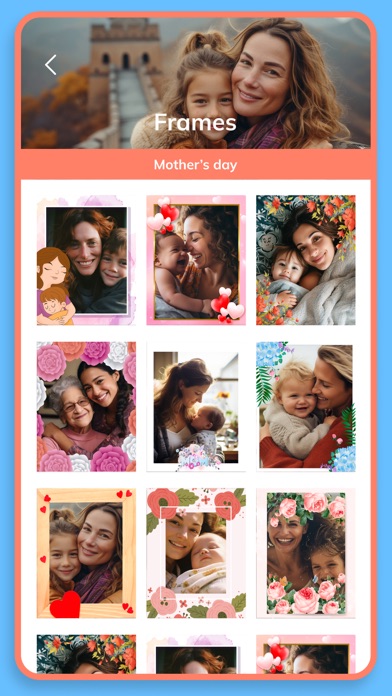 Mother’s & father´s day photo Screenshot