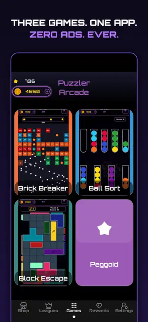 Puzzler Arcade - Lots of Games screenshot 1