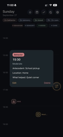 Vindra – ABC Behavior Tracker screenshot 4