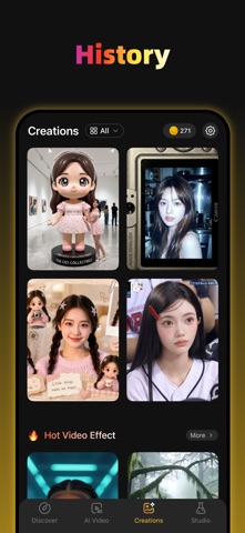 AI Photo Generator -PixDream iPhone screenshot