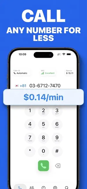 International Calling: CallSky screenshot 1