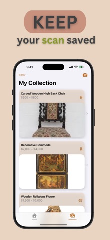 Antique Indentifier: AntiQ iPhone screenshot