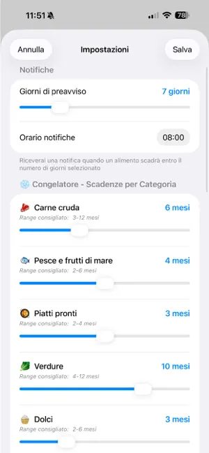 Il mio congelatore screenshot 2