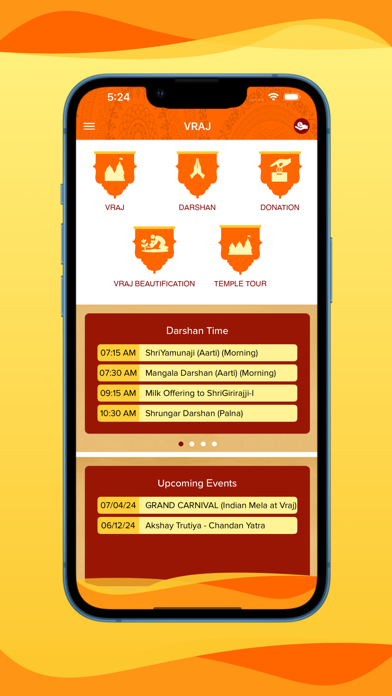 Screenshot 1 of VrajApp App
