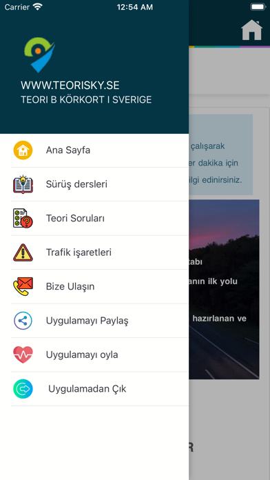 Teori På Turkiska - körkort B Screenshot