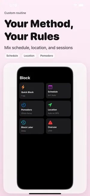Screen Time Blocker: Focus screenshot 2
