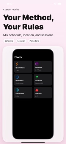 Screen Time Blocker: Focus iPhone screenshot