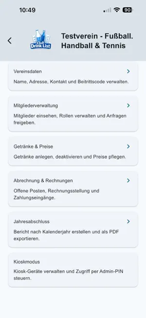 Club Drink List screenshot 3
