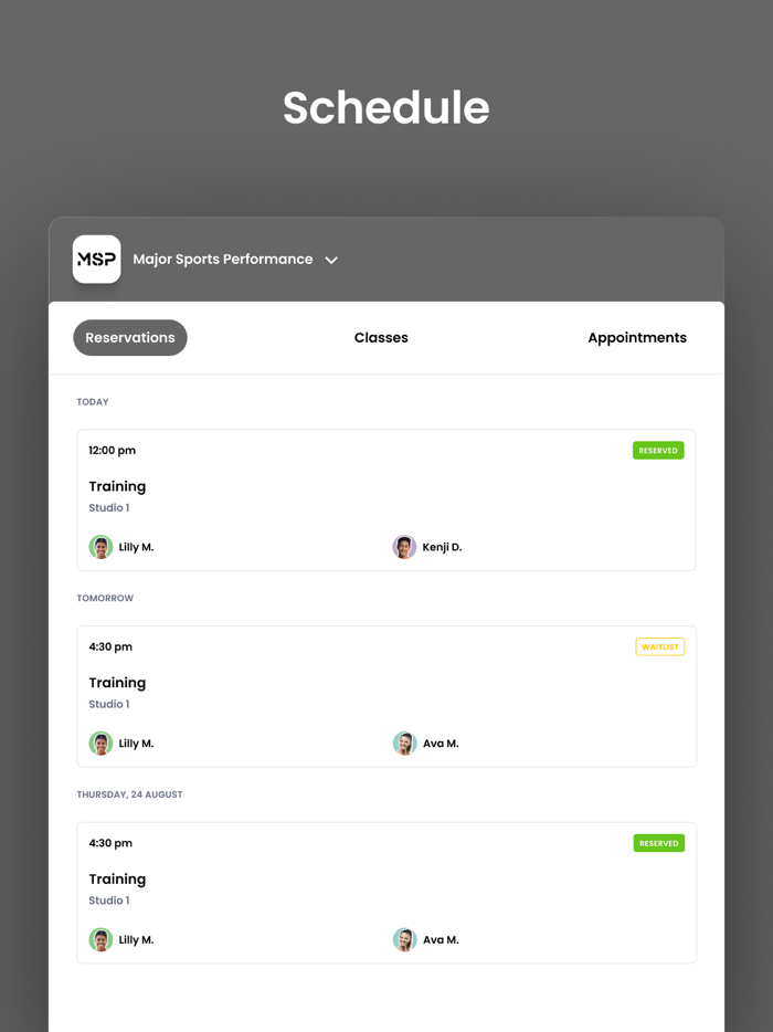 Major Sports Performance IN