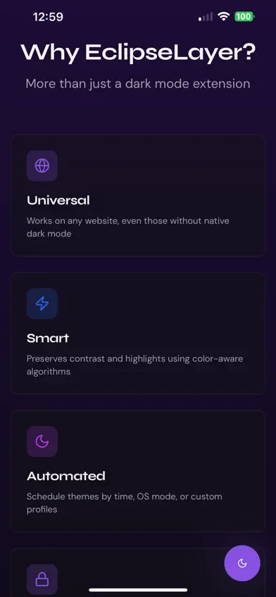 EclipseLayer Dark Mode screenshot 2