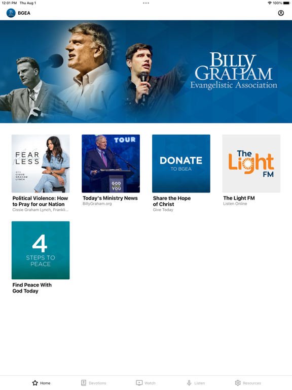 Screenshot #4 pour Billy Graham Evangelistic Assn
