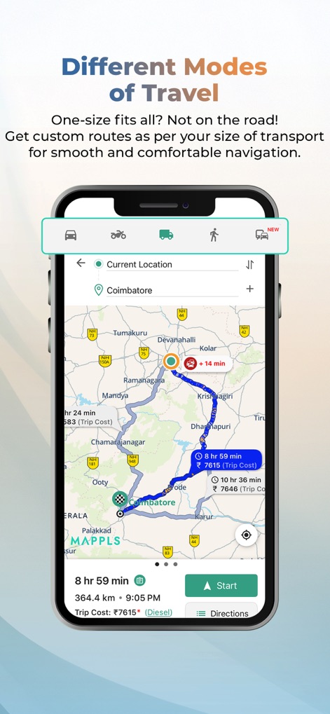 Mappls MapmyIndia Maps - Navigation App | MWM