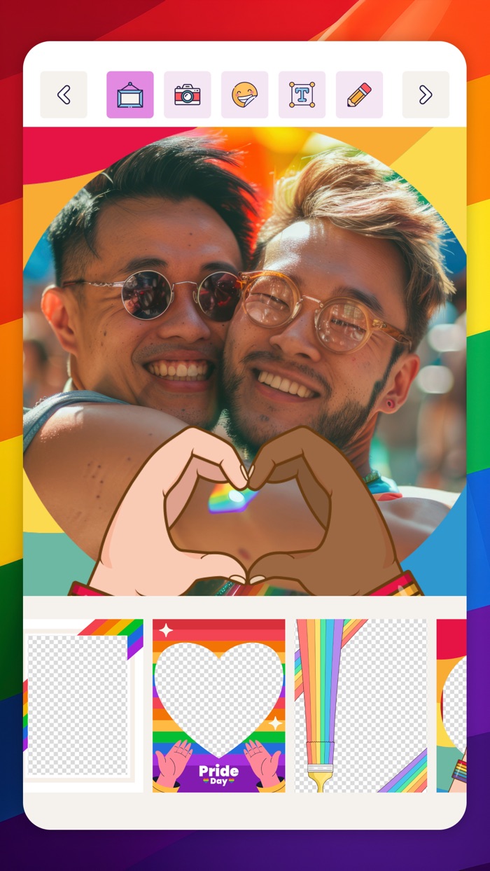 Photo Frames for LGBT Day