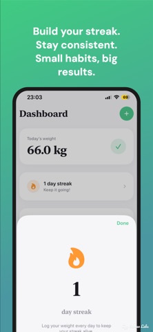 Bodygraph: Weight & Photo Log screenshot