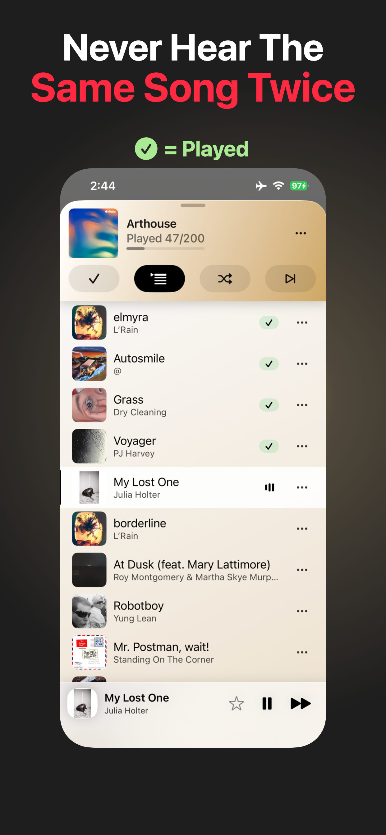 SkipFresh: New Music Discovery screenshot 3