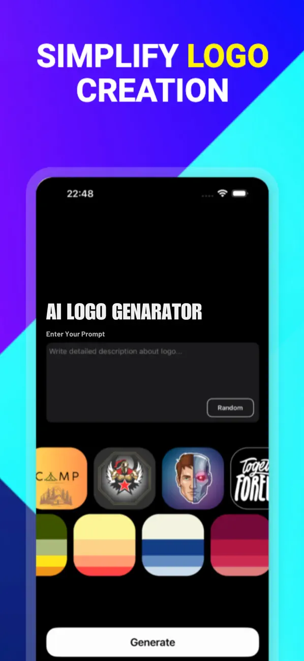 Screenshot #3 pour AI Logo Generator ∘
