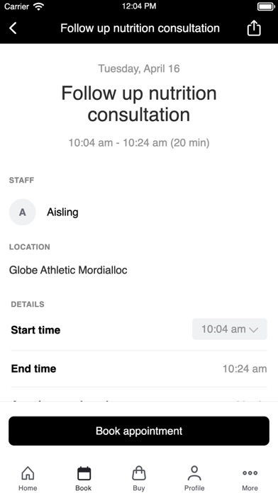 Globe Athletic Screenshot