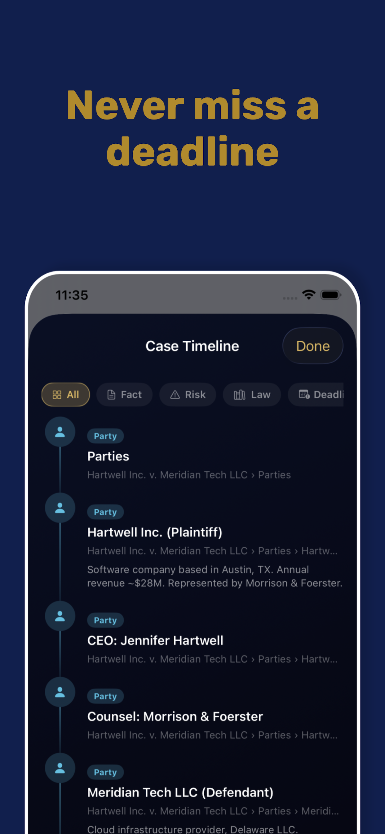 Plaintiffy – Legal Mind Maps