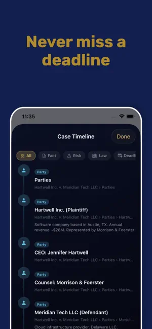 Plaintiffy – Legal Mind Maps screenshot 3