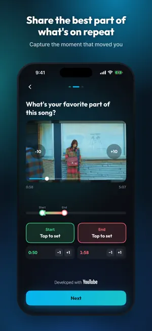 music moment: social music app screenshot 1